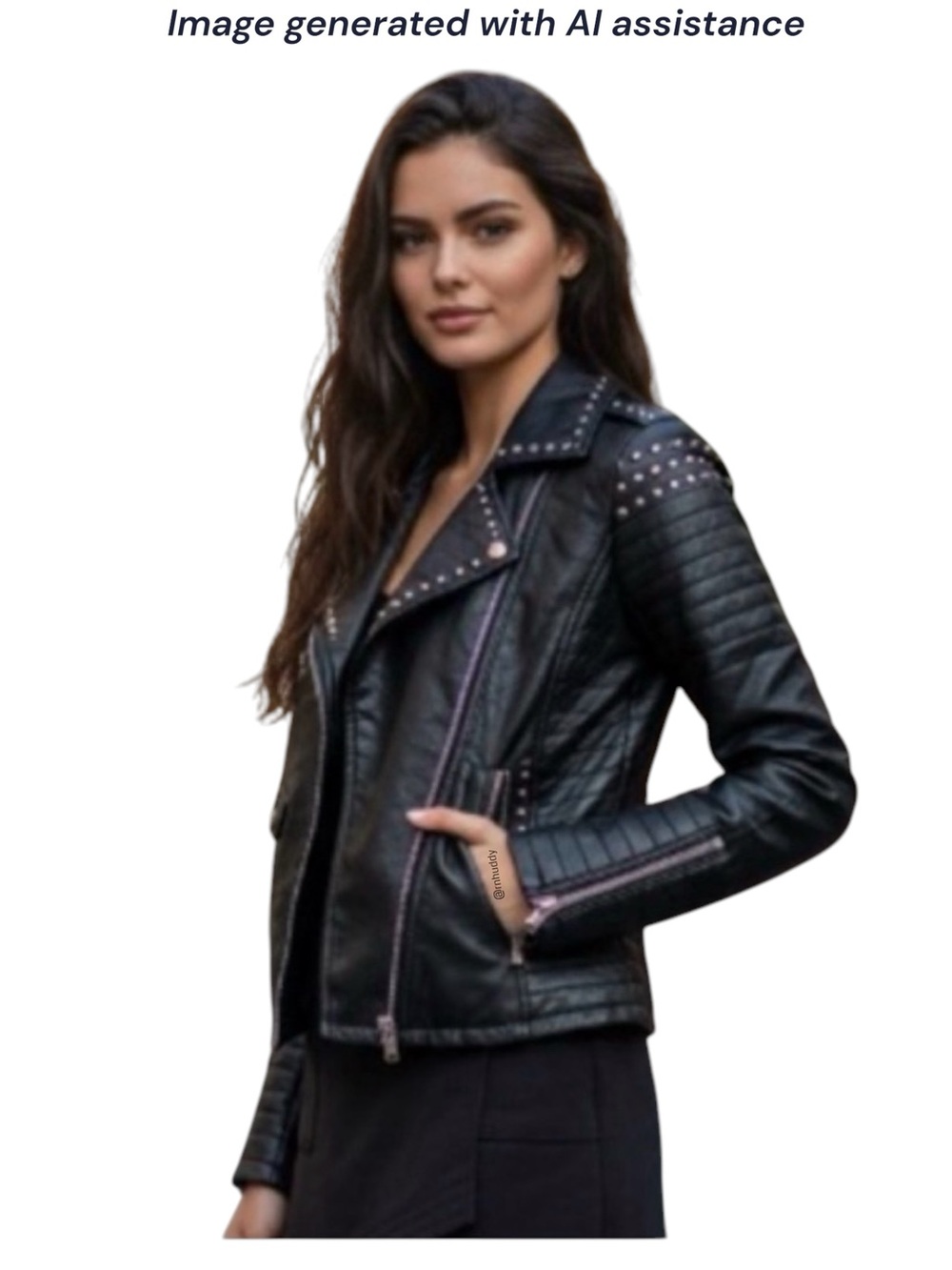 Cotton On size 2 faux leather biker jacket